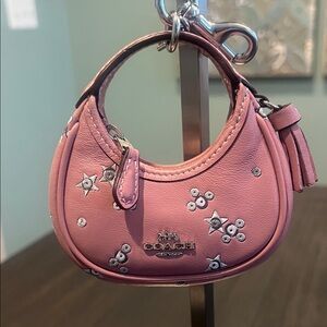 NWT Coach Carmen Bag Charm with Star Print